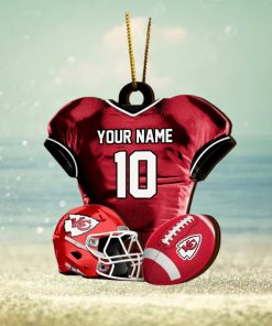 Kansas City Chiefs NFL Sport Ornament Custom Name And Number