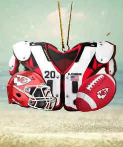 Kansas City Chiefs NFL Sport Ornament Custom Your Name And Number