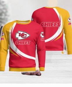 Kansas City Chiefs Simple Vintage 3D Sweater Christmas Gift For Fans