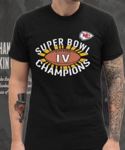 Kansas City Chiefs Super Bowl IV Champions t shirt