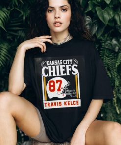 Kansas City Chiefs Travis Kelce 87 helmet shirt