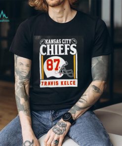 Kansas City Chiefs Travis Kelce 87 helmet shirt