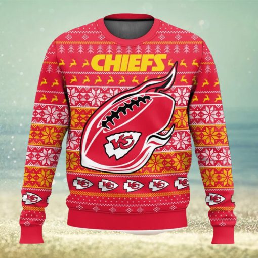 Kansas City Chiefs Ugly Sweater 3D Printed Men And Women Christmas Gift