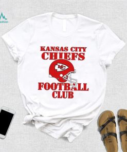 Kansas City Chiefs football club helmet shirt