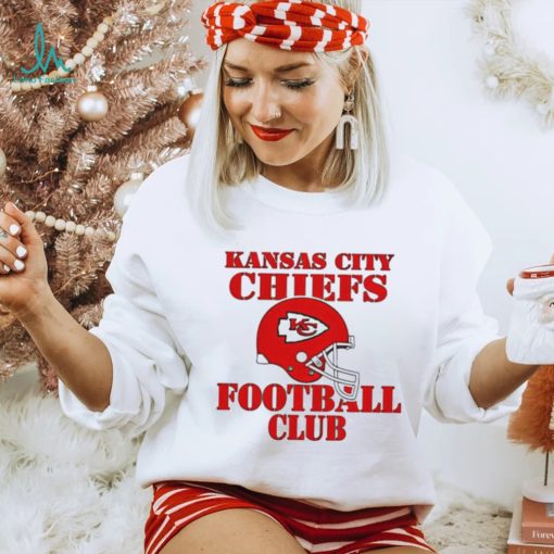 Kansas City Chiefs football club helmet shirt
