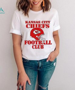 Kansas City Chiefs football club helmet shirt