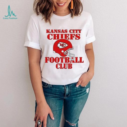 Kansas City Chiefs football club helmet shirt