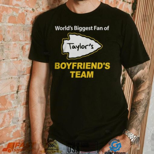 Kansas City Fan Taylor’s Boyfriend’s Team T Shirt