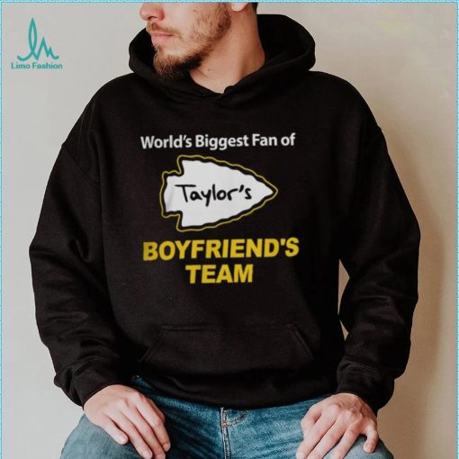 Kansas City Fan Taylor’s Boyfriend’s Team T Shirt