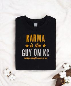 Kansas City Karma is the guy on kc 2023 shirt