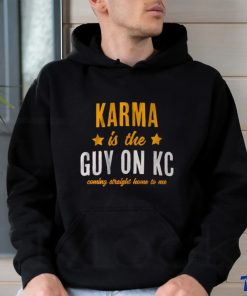 Kansas City Karma is the guy on kc 2023 shirt