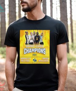 Kansas City Roos Volleyball Are The 2023 Summit League Champions Unisex T Shirt