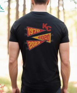 Kansas City chiefs super bowl wins pennants 1970 2020 2023 Shirt