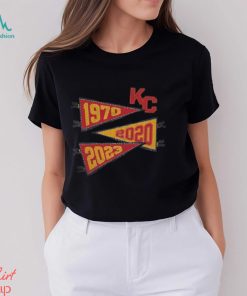 Kansas City chiefs super bowl wins pennants 1970 2020 2023 Shirt