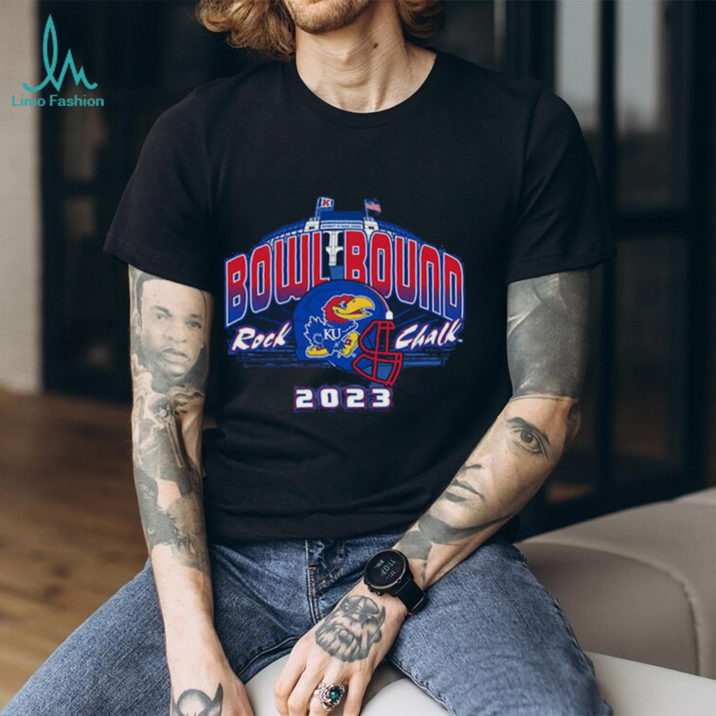 Kansas Jayhawks Rock Chalk Football Bowl Bound 2023 Shirt Kansas Jayhawks Rock Chalk Football Bowl Bound 2023 Shirt