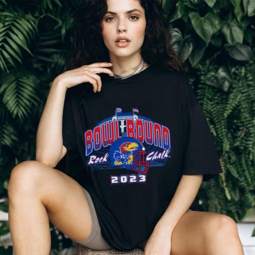 Kansas Jayhawks Rock Chalk Football Bowl Bound 2023 Shirt