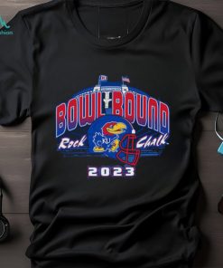Kansas Jayhawks Rock Chalk Football Bowl Bound 2023 Shirt