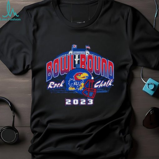 Kansas Jayhawks Rock Chalk Football Bowl Bound 2023 Shirt