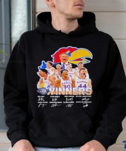 Kansas Jayhawks Winners Men's Basketball 2022 Signatures Shirt