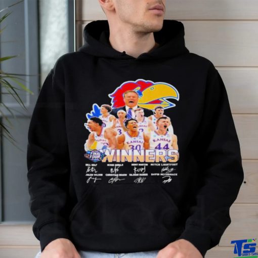 Kansas Jayhawks Winners Men’s Basketball 2022 Signatures Shirt