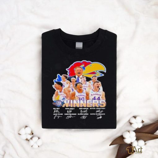 Kansas Jayhawks Winners Men’s Basketball 2022 Signatures Shirt