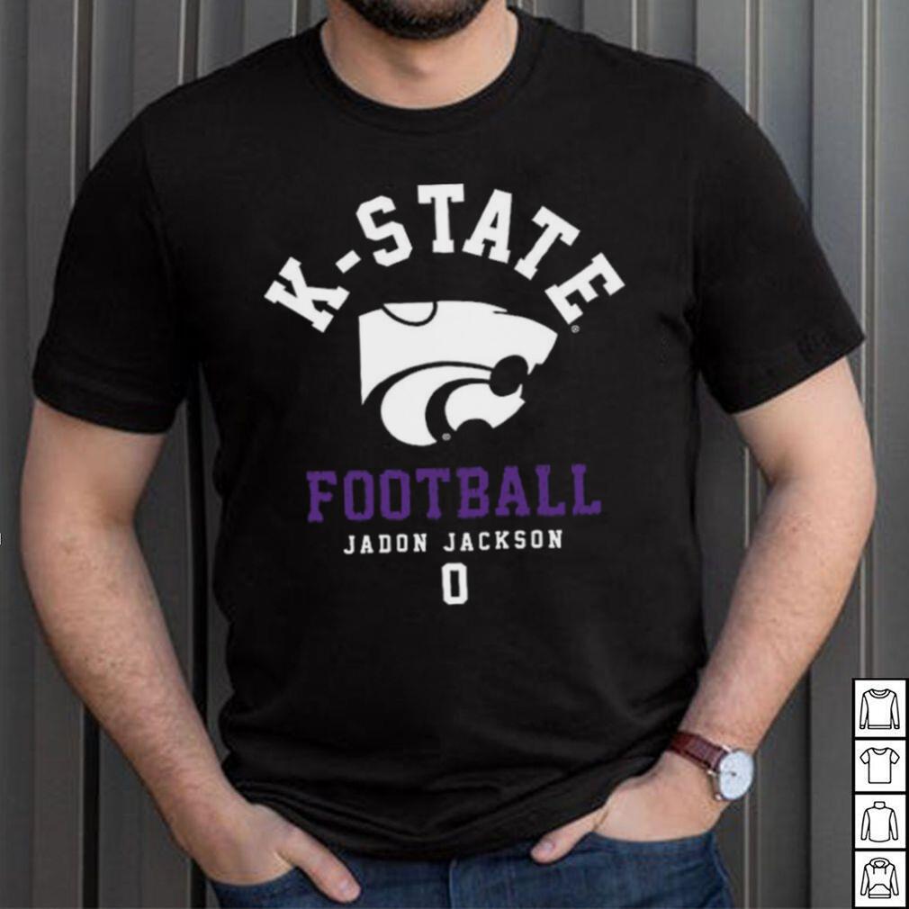 Kansas State NCAA Football Jadon Jackson Black Classic Fashion T Shirt Kansas State NCAA Football Jadon Jackson Black Classic Fashion T Shirt