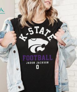 Kansas State NCAA Football Jadon Jackson Black Classic Fashion T Shirt