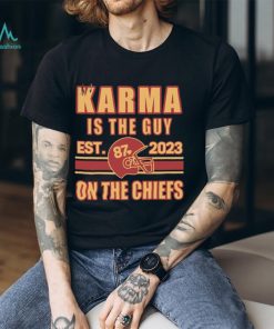 Karma Is The Guy On The Chiefs Shirt, Kelce And Taylor Crewneck