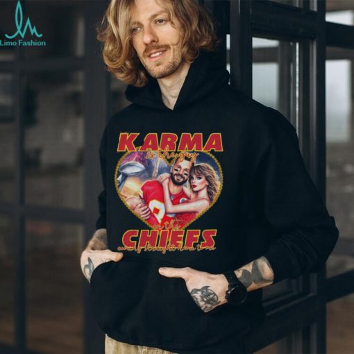 Karma Is The Guy On The Chiefs Trendy Shirt