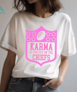 Karma is the guy on the Chiefs NFL parody shirt