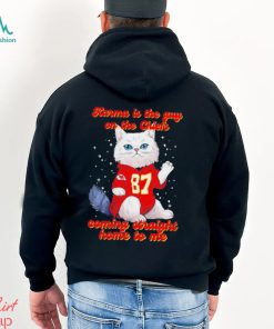 Karmar is the guy on the Chiefs coming straight home to me cat with 87 jersey shirt