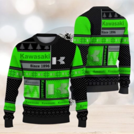 Kawasaki Car Mens Ugly Christmas Sweater Gift For Fans