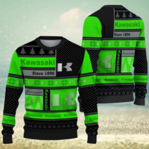 Kawasaki Car Mens Ugly Christmas Sweater Gift For Fans