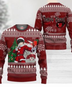 Ken Kaneki Santa Ugly Christmas Sweater Tokyo Ghoul Anime Xmas