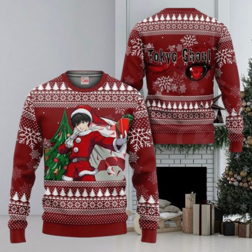 Ken Kaneki Santa Ugly Christmas Sweater Tokyo Ghoul Anime Xmas