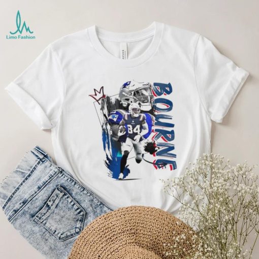 Kendrick Bourne number 84 New England Patriots football player pose poster shirt