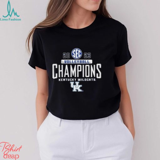 Kentucky Wildcats 2023 Sec Women’s Volleyball Regular Season Champions Locker Room T Shirt