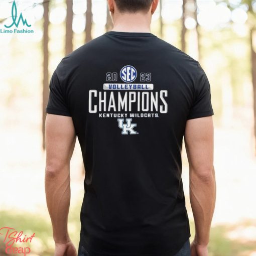 Kentucky Wildcats 2023 Sec Women’s Volleyball Regular Season Champions Locker Room T Shirt