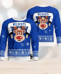 Kentucky Wildcats Cute Reindeer Ugly Christmas Sweater Christmas Party Gift