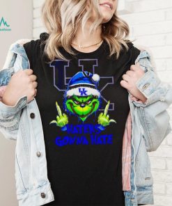 Kentucky Wildcats Grinch middle finger haters gonna hate shirt
