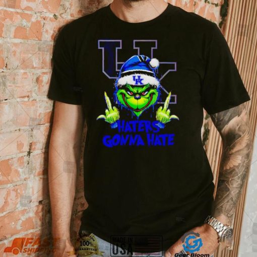 Kentucky Wildcats Grinch middle finger haters gonna hate shirt