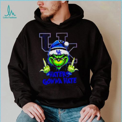 Kentucky Wildcats Grinch middle finger haters gonna hate shirt