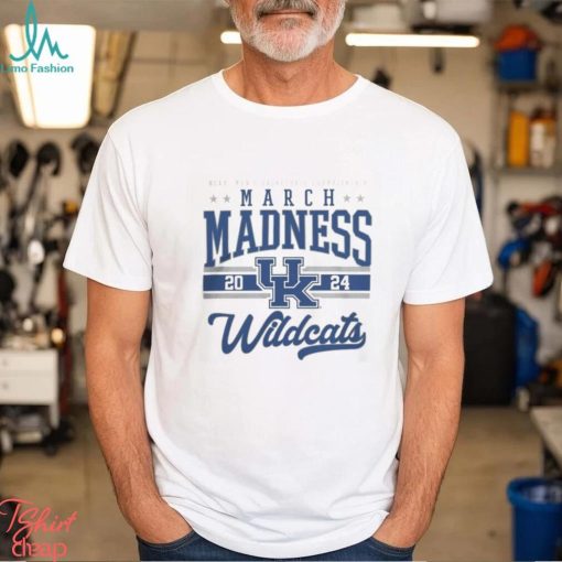 Kentucky wildcats 2024 ncaa men’s basketball tournament march madness T shirt