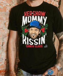 Kershaw Mommy Kissin’ Santa Claus Christmas Shirt