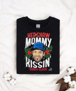 Kershaw Mommy Kissin’ Santa Claus Christmas Shirt