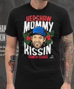 Kershaw Mommy Kissin’ Santa Claus Christmas Shirt
