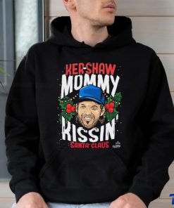 Kershaw Mommy Kissin’ Santa Claus Christmas Shirt