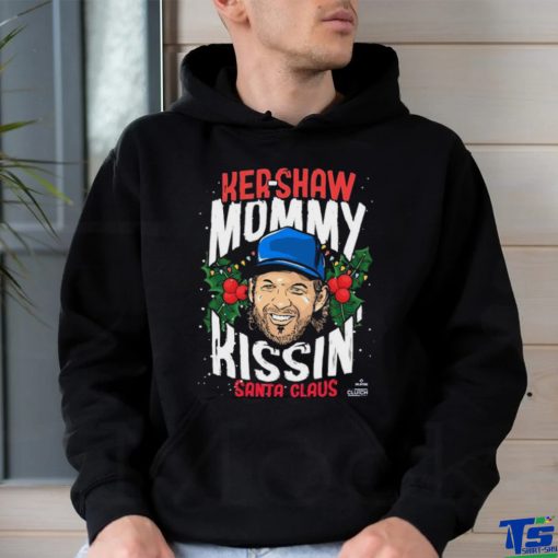 Kershaw Mommy Kissin’ Santa Claus Christmas Shirt