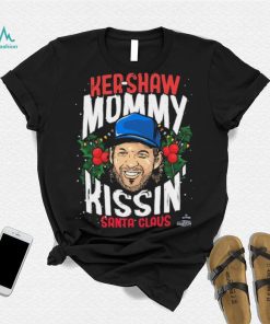 Kershaw Mommy Kissin’ Santa Claus Christmas Shirt