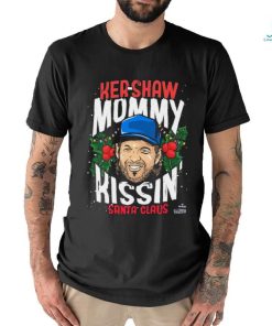 Kershaw Mommy Kissin’ Santa Claus Christmas Shirt